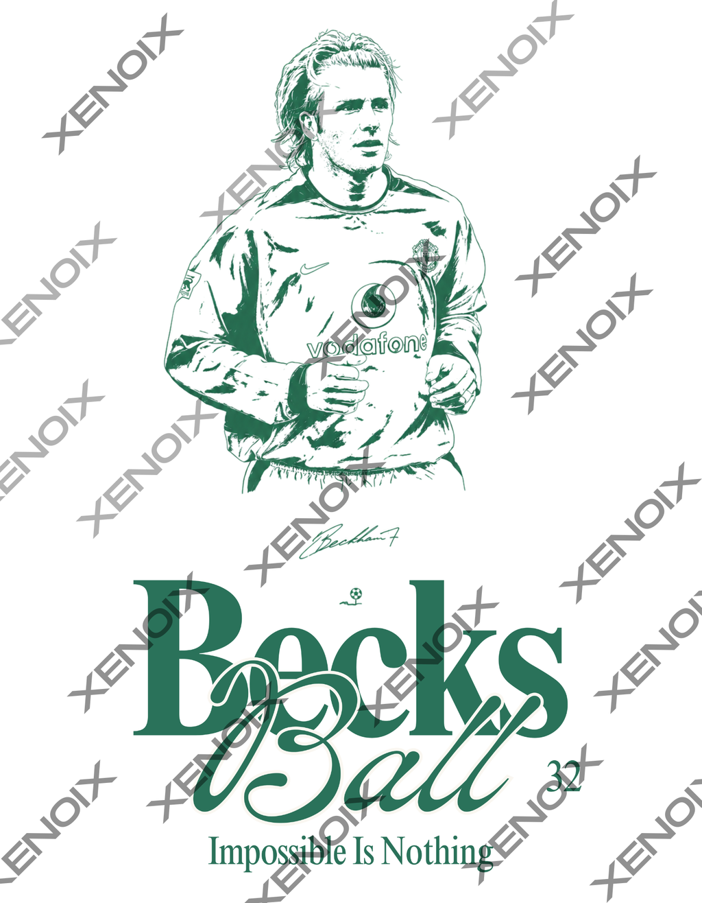 The Beckham Archive Series // Oversized Tee